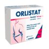 Orlistat 120mg capsules blister pack for weight loss.